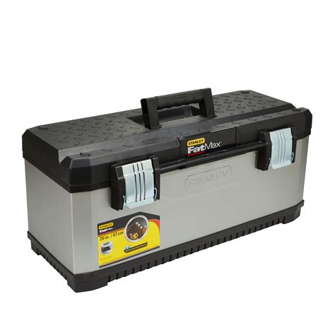 stanley 26 galvanized metal tool box|stanley fatmax 26 tool box.